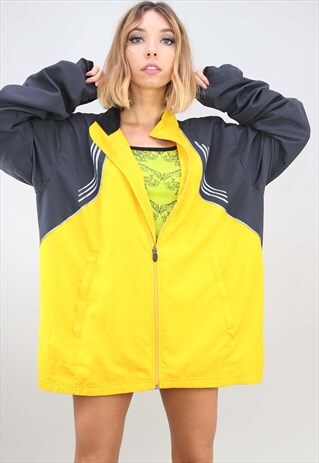 VINTAGE RETRO OVERSIZED ADIDAS WINDBREAKER JACKET