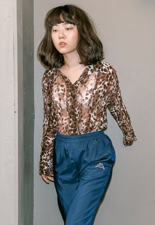 VINTAGE LEOPARD BLOUSE