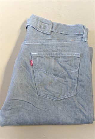 LEVI'S BUCKLE BACK LONG LEG GREY JEANS