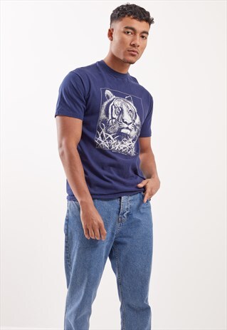 VINTAGE TIGER PRINT T-SHIRT