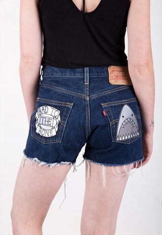 REWORKED LEVI'S VINTAGE DENIM SHORTS
