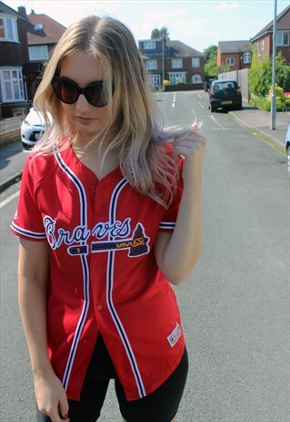 VINTAGE ATLANTA BRAVES MLB BASEBALL JERSEY