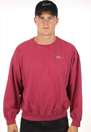 VINTAGE 90S LACOSTE SMALL LOGO SWEATSHIRT JUMPER