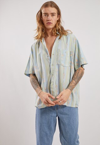 VINTAGE PATTERNED SHORT SLEEVE SHIRT