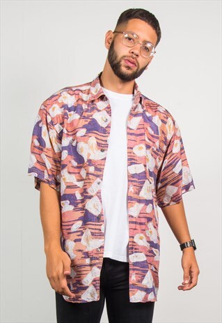 CRAZY PATTERN SILK SHIRT