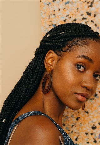ACRYLIC STATEMENT EARRINGS