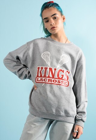 CHAMPION GREY SPORTS CHAMPION SWEATSHIRT