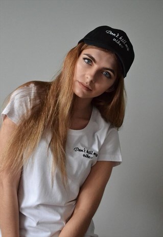 90S INSPIRED EMBROIDERED 'DONT KILL MY VIBE' CAP