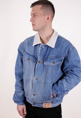 90S VINTAGE SHERPA DENIM JACKET AA8416