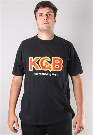 VINTAGE KGB TOURIST T-SHIRT XXL