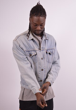 LEVI'S MENS VINTAGE DENIM JACKET MEDIUM BLUE 90S
