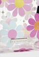 SKINNYDIP LONDON GLITTER FLORAL MAKEUP BAG