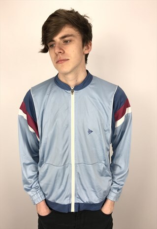 80S VINTAGE DUNLOP TRACK JACKET