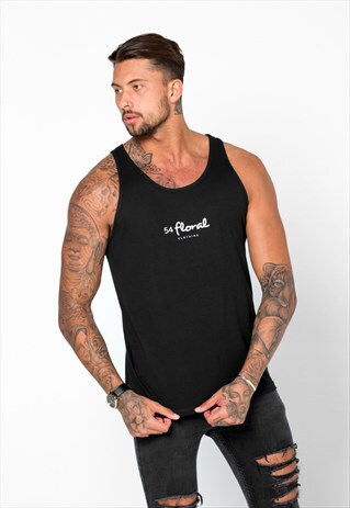 CORE GRAPHIC GYM HOLIDAY VEST - BLACK