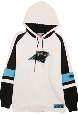 Vintage 90's NFL Hoodie Carolina Panthers Pullover White