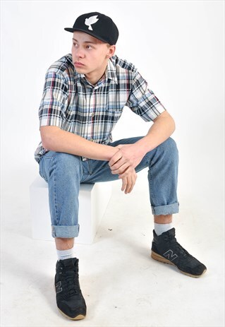 VINTAGE SHORT SLEEVE CHECKED SHIRT