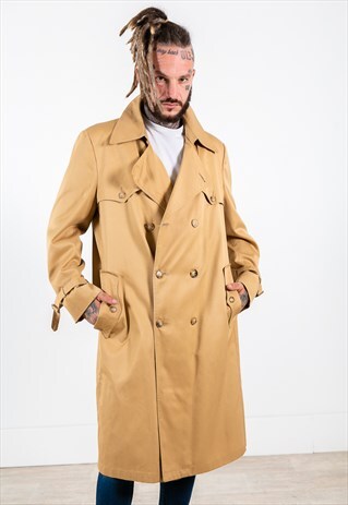 VINTAGE 80S ORIGINAL CHRISTIAN DIOR TRENCH / S7629