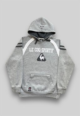 Le Coq Sportif Spellout Hoodie in Grey