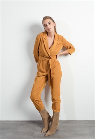 MUSTARD ELEGANT JUMPSUIT