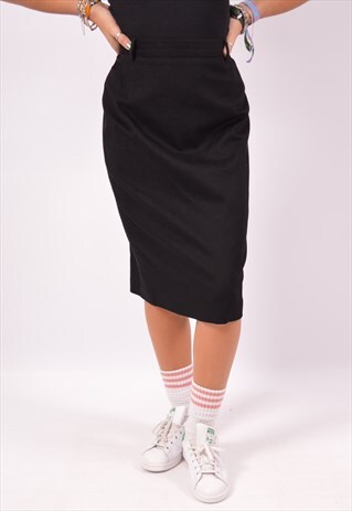VINTAGE BURBERRY SKIRT BLACK