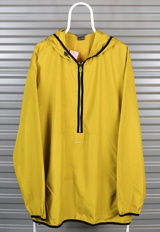 NIKE PULLOVER WINDBREAKER JACKET YELLOW XXL
