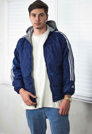 VINTAGE ADIDAS JACKET LOGO 90S XL 27.8