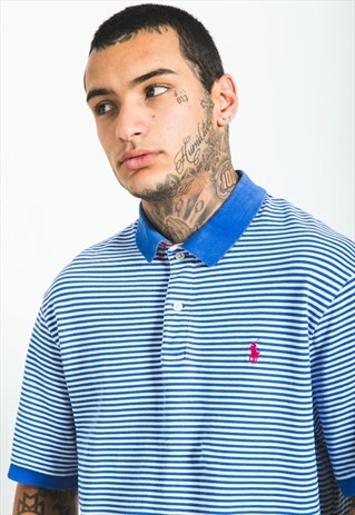 VINTAGE 90S POLO RALPH LAUREN POLO T-SHIRT / S5479