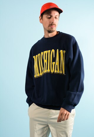RETRO USA MICHIGAN SWEATSHIRT.