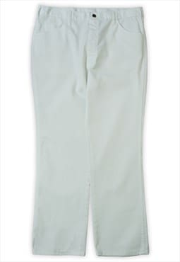 Vintage Dickies Workwear White Painters Trousers Mens