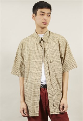 RARE VINTAGE 90'S VALENTINO SHORT-SLEEVE PAISLEY PRINT SHIRT