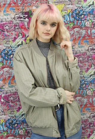 VINTAGE 90S BOMBER JACKET. UNISEX.
