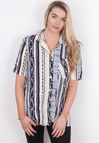 VINTAGE PATTERN SHIRT CVSS009