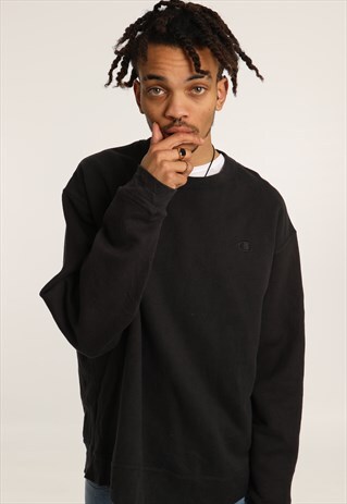 90S CHAMPION EMBROIDERED LOGO SWEATSHIRT