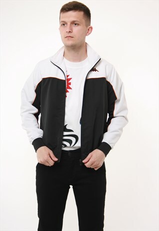 90S VINTAGE KAPPA OLDSCHOOL TRACK JACKET 14342