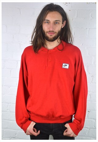 VINTAGE 90'S NIKE LONG SLEEVED POLO