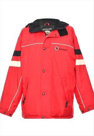 BEYOND RETRO VINTAGE RED, BLACK & WHITE QUICKSILVER MOUNTAIN