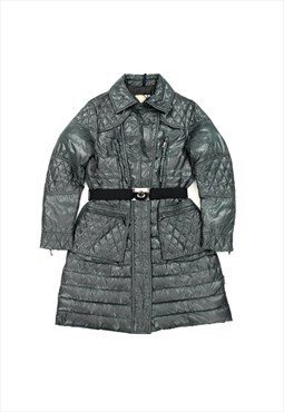 Moncler Puffer mac coat in grey 