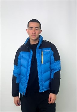 Light Blue y2ks Mont Bell Puffer Jacket Coat
