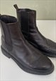 Zara Boots Mens Dark Brown Size UK 8 