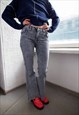 Vintage 90's Y2K Grey Flare Trousers