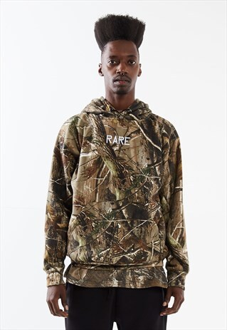 ARMY CAMOUFLAGE HOODIE WITH WHITE EMBROIDERY