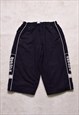 Vintage 90s Reebok Black Sports Board Shorts