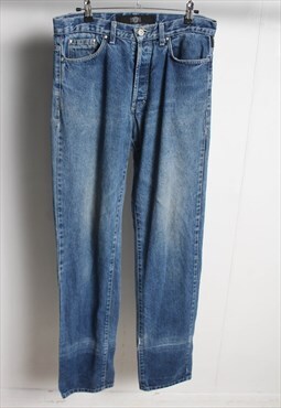 Vintage Versace Straight Leg Jeans Blue W34 L32