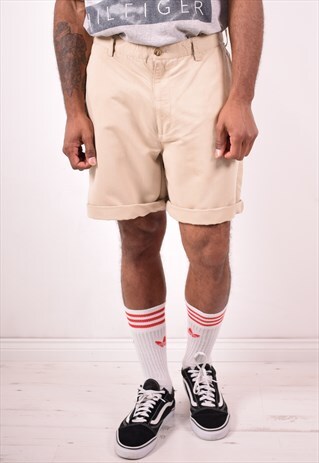 CHAPS RALPH LAUREN MENS VINTAGE SHORTS W33 BEIGE 90S