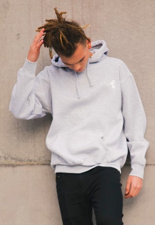 OC SIMPLE HOODIE - ASH GREY
