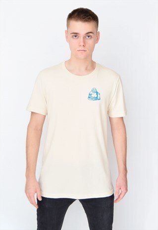 BEIGE BUDDHA (BLUE) T-SHIRT