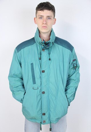 VINTAGE 90S GREEN PADDED JACKET