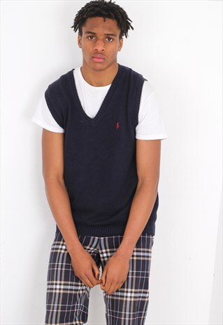 VINTAGE BLUE RALPH LAUREN JUMPER