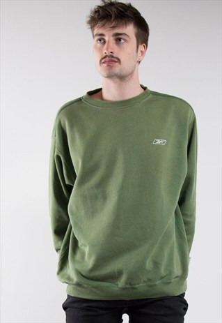90'S GREEN REEBOK SWEATSHIRT