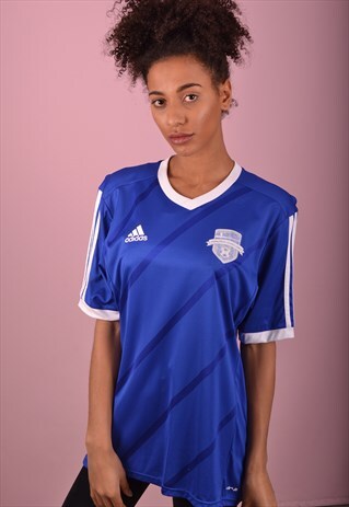 BLUE ADIDAS T-SHIRT GBT4080